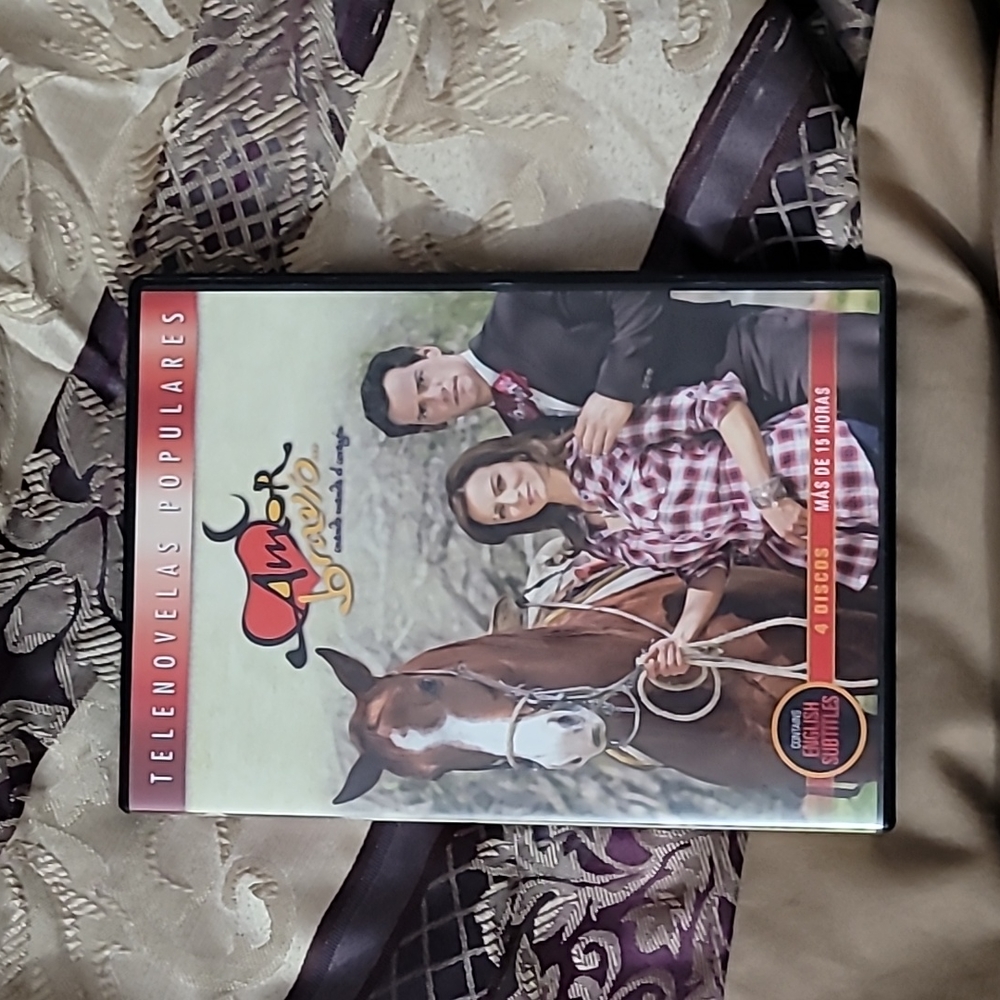 Telenovelas populares Amor Bravio - 4 disc dvd set w/ English subtitles